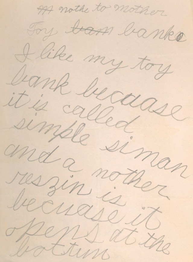 RDW to Mother Note 1933 p1