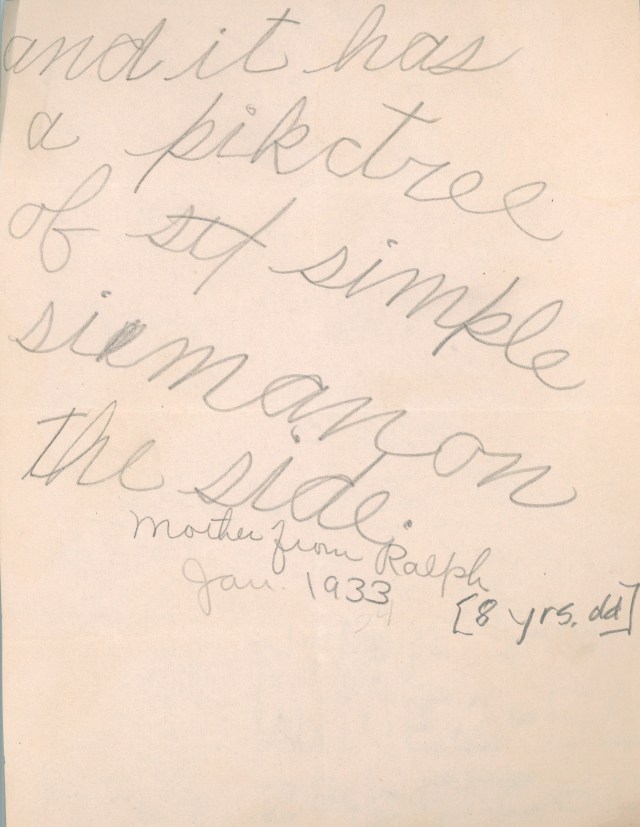 RDW to Mother Note 1933 p2