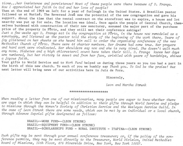 Strunk Newsletter Sep 1971 p2