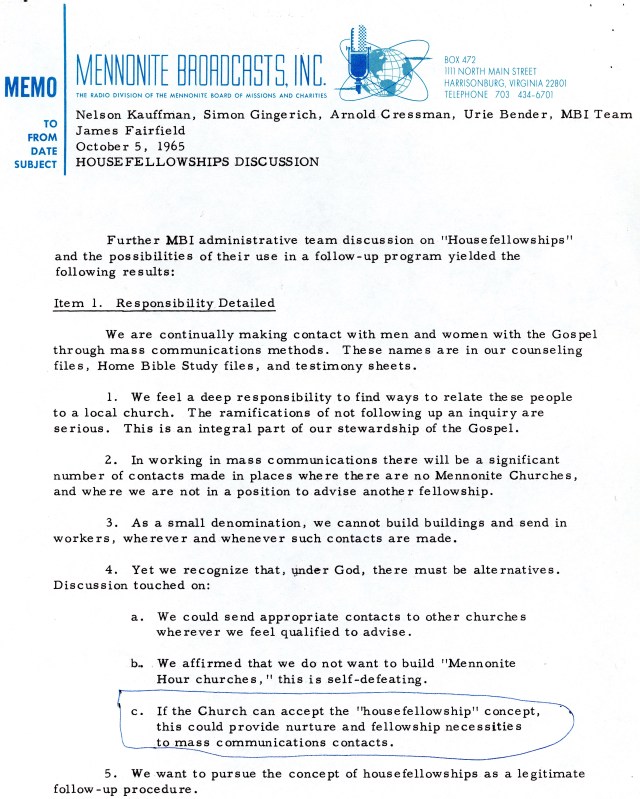 Mennonite House Fellowships p1