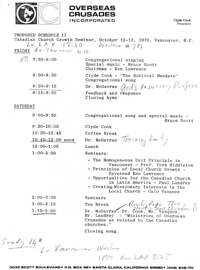 Canada Visit October 1979 p2