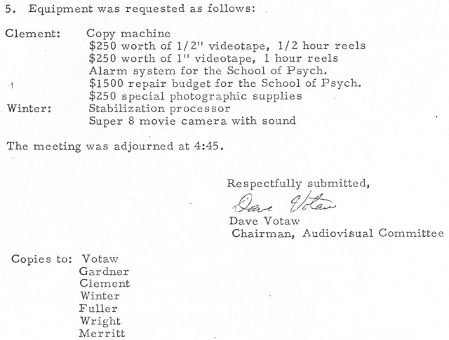 AV Committee Minutes 11 22 1974 p2
