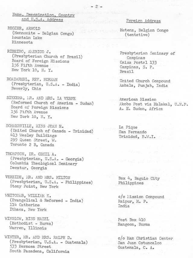 Extension Education for Agricultural Missionaries 1957 p2