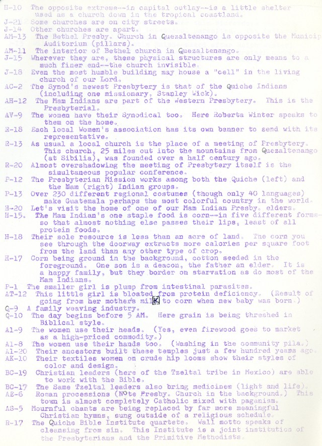 RDW's Photo Captions 1964