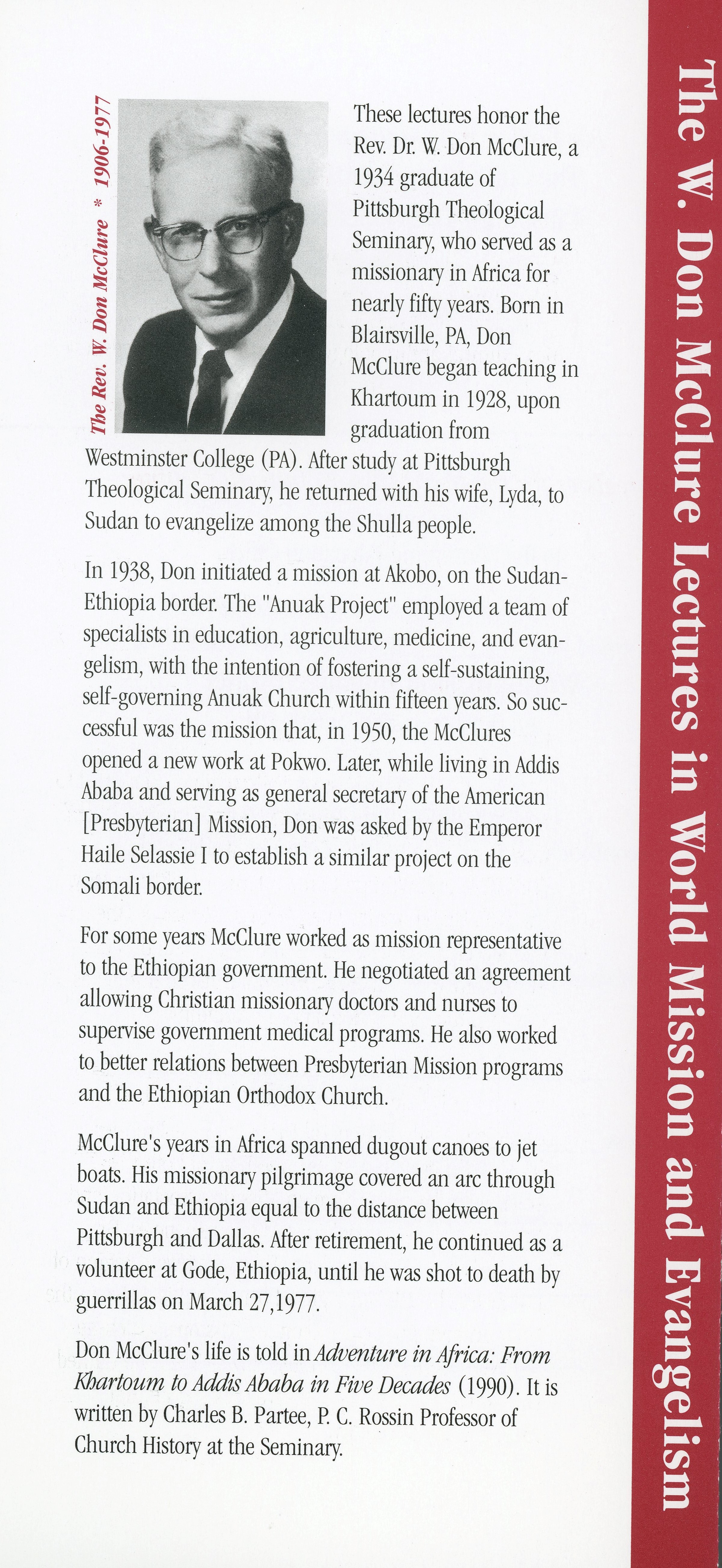 RDW McClure Lecturer 2005 p3