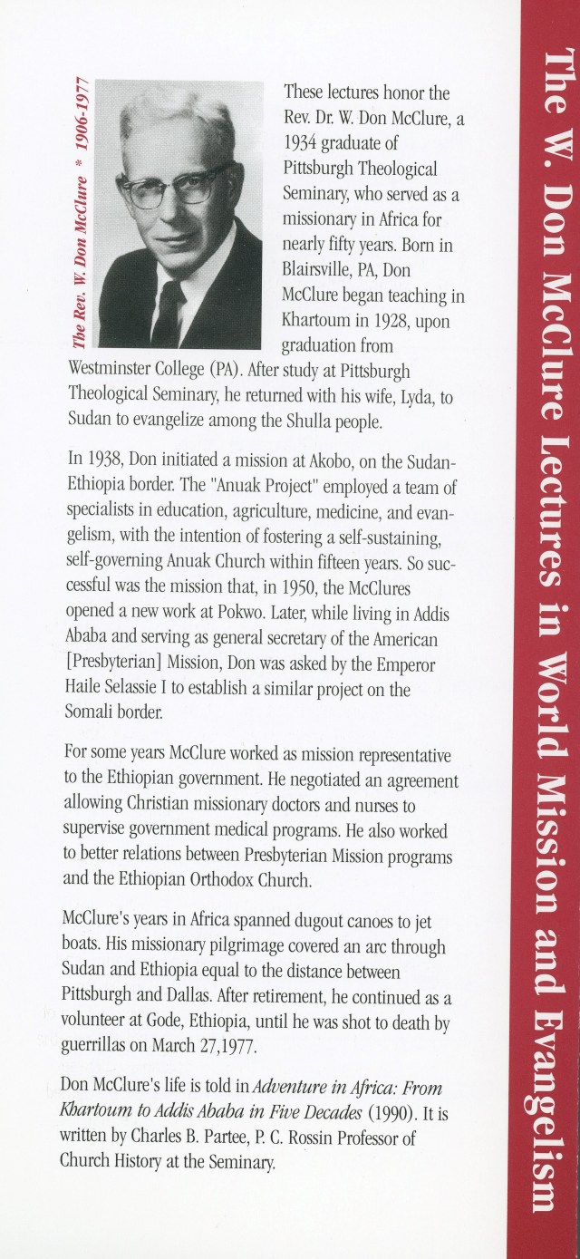 RDW McClure Lecturer 2005 p3